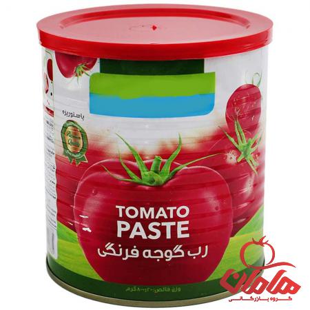 بررسی کیفی رب گوجه فرنگی شیراز