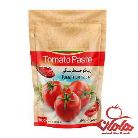 بازار عرضه رب گوجه مسافرتی