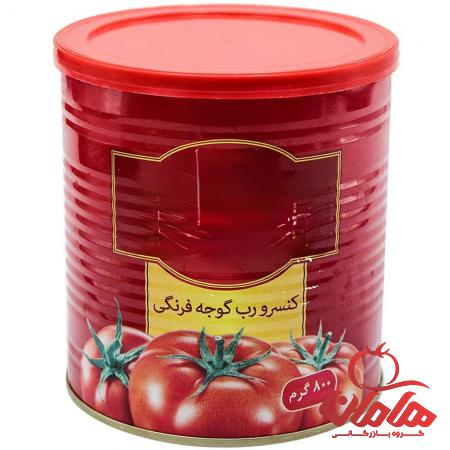 مراکز فروش رب گوجه فرنگی بسته بندی شده