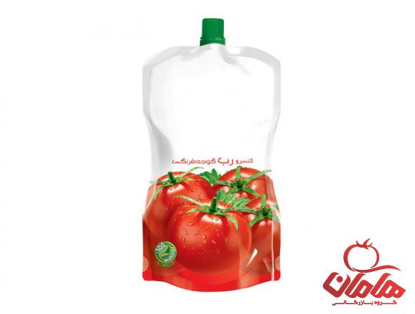 قیمت انواع رب گوجه فرنگی مسافرتی