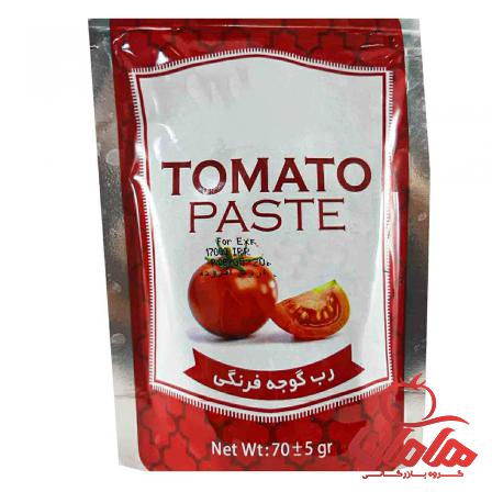 عرضه کننده رب گوجه 70 گرمی با بهترین کیفیت