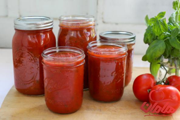 بررسی انواع بسته بندی رب گوجه فرنگی صادراتی