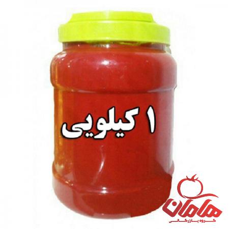 فروش عمده رب گوجه فرنگی 1 کیلویی در بازار تهران