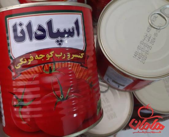 رب گوجه فرنگی اسپادانا با ماندگاری بالا و ارسال فوری به سراسر ایران
