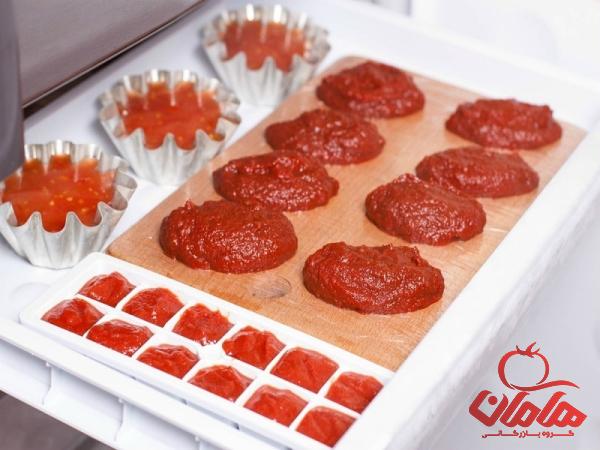 رب گوجه فرنگی یخ زده با ماندگاری بالا برای نگهداری طولانی مدت