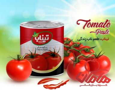 قیمت رب گوجه تیناب + مشخصات بسته بندی عمده و ارزان